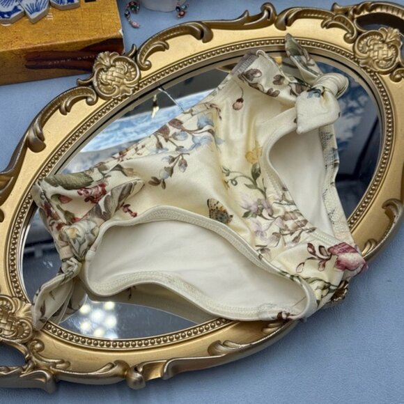 🆕 ZIMMERMANN KIDS 🧿 NWOT Waverly Knit Bandeau Bikini, Mismatched Floral Sz 1 Y - Picture 9 of 14